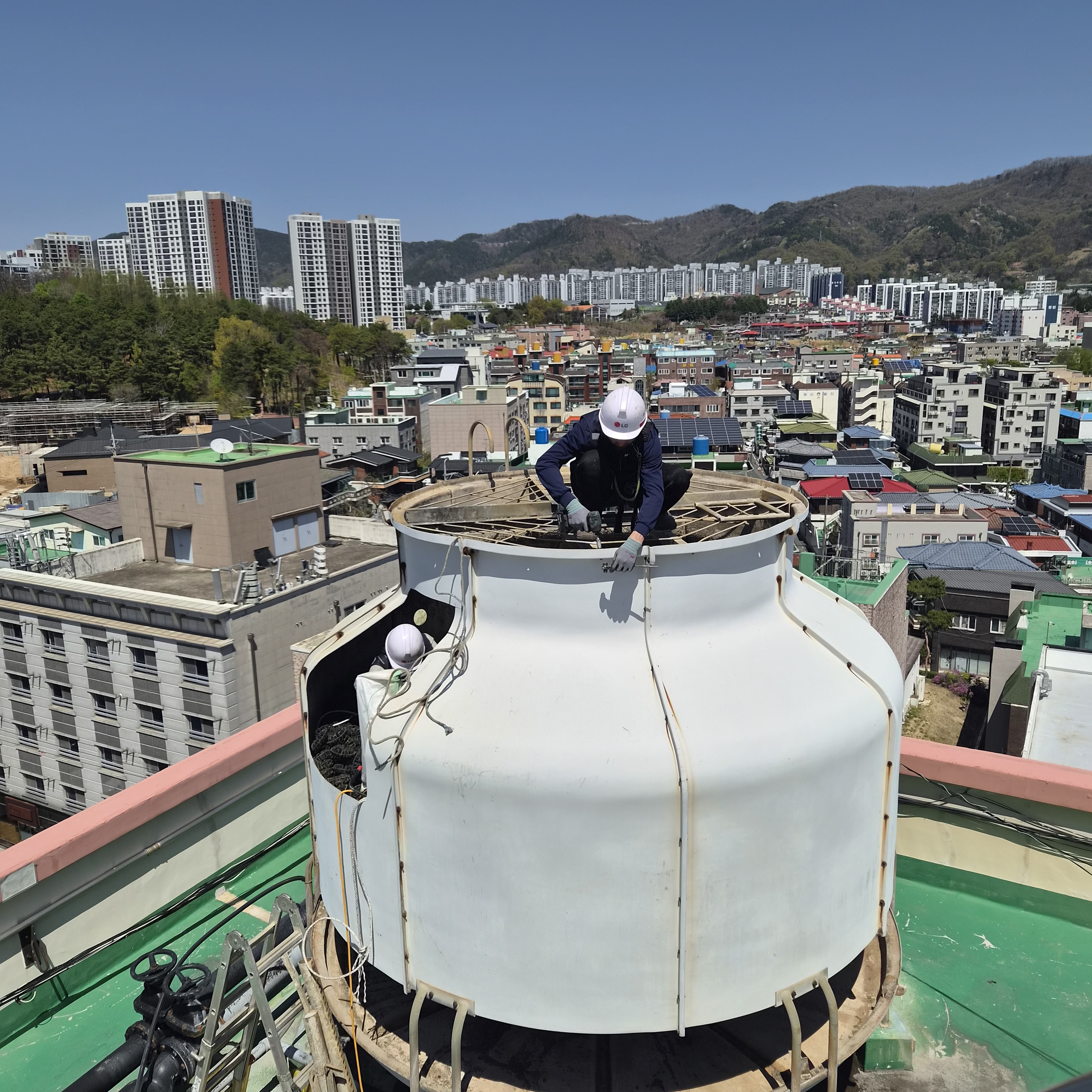 종근당 냉각탑 철거 및 신설 공사